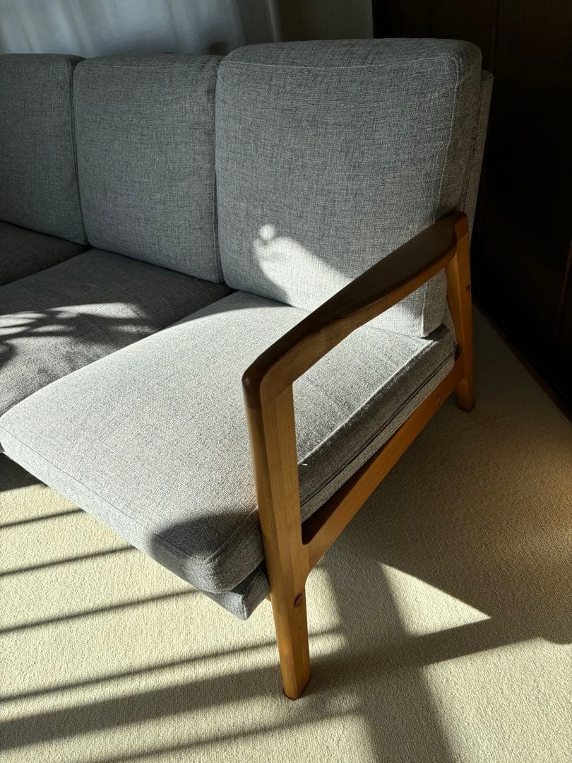 美品　3人掛けソファ　モモナチュラル　即購入OK