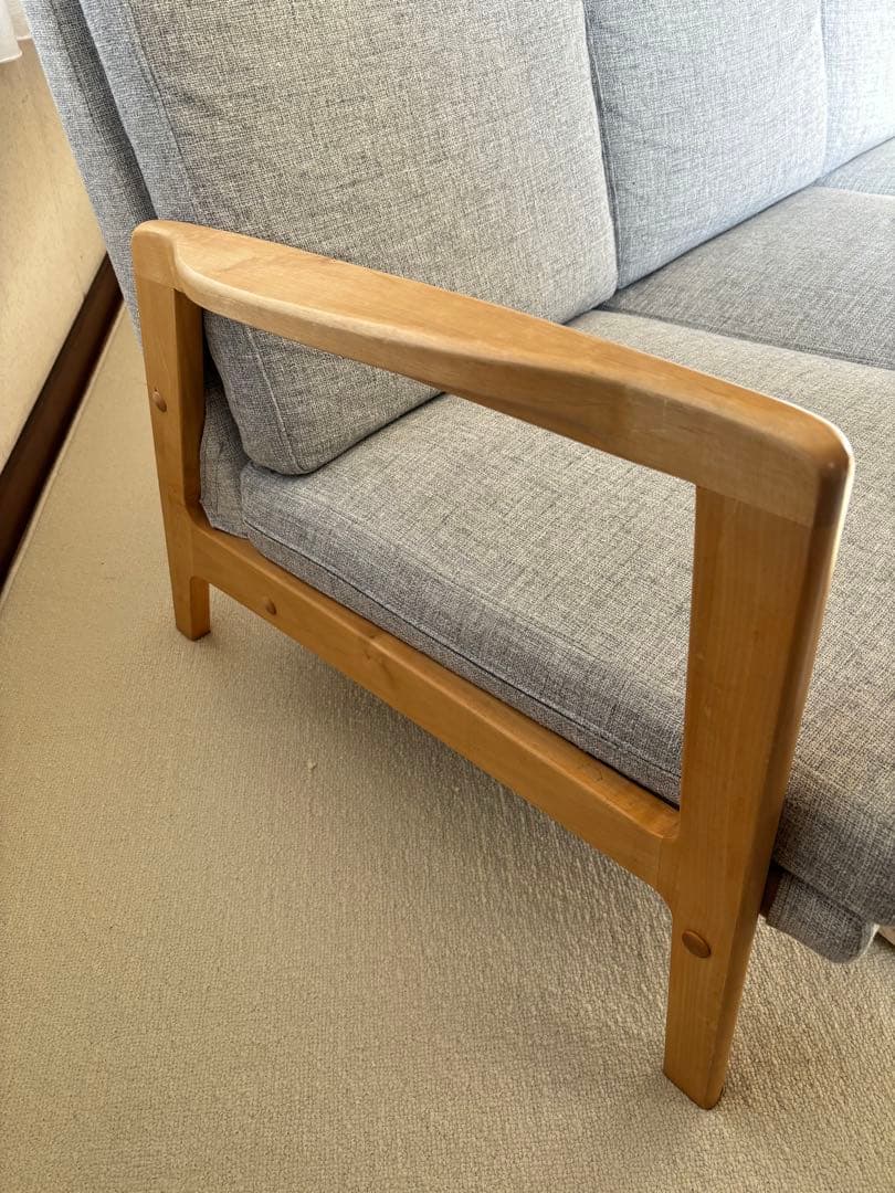 美品　3人掛けソファ　モモナチュラル　即購入OK