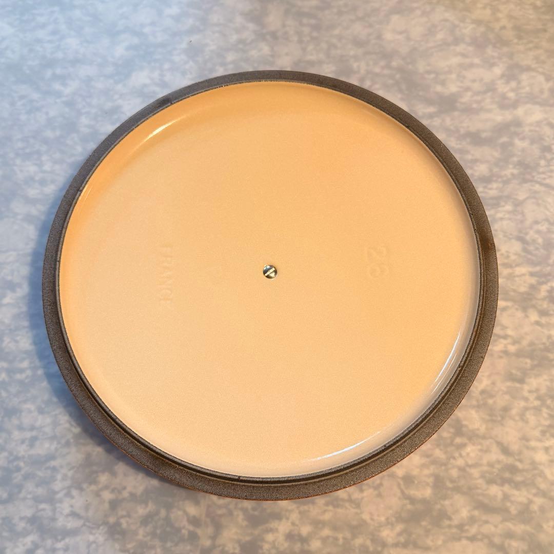 ル・クルーゼ ココットロンド 26cm オレンジ 両手鍋 ホーロー鍋 フランス製