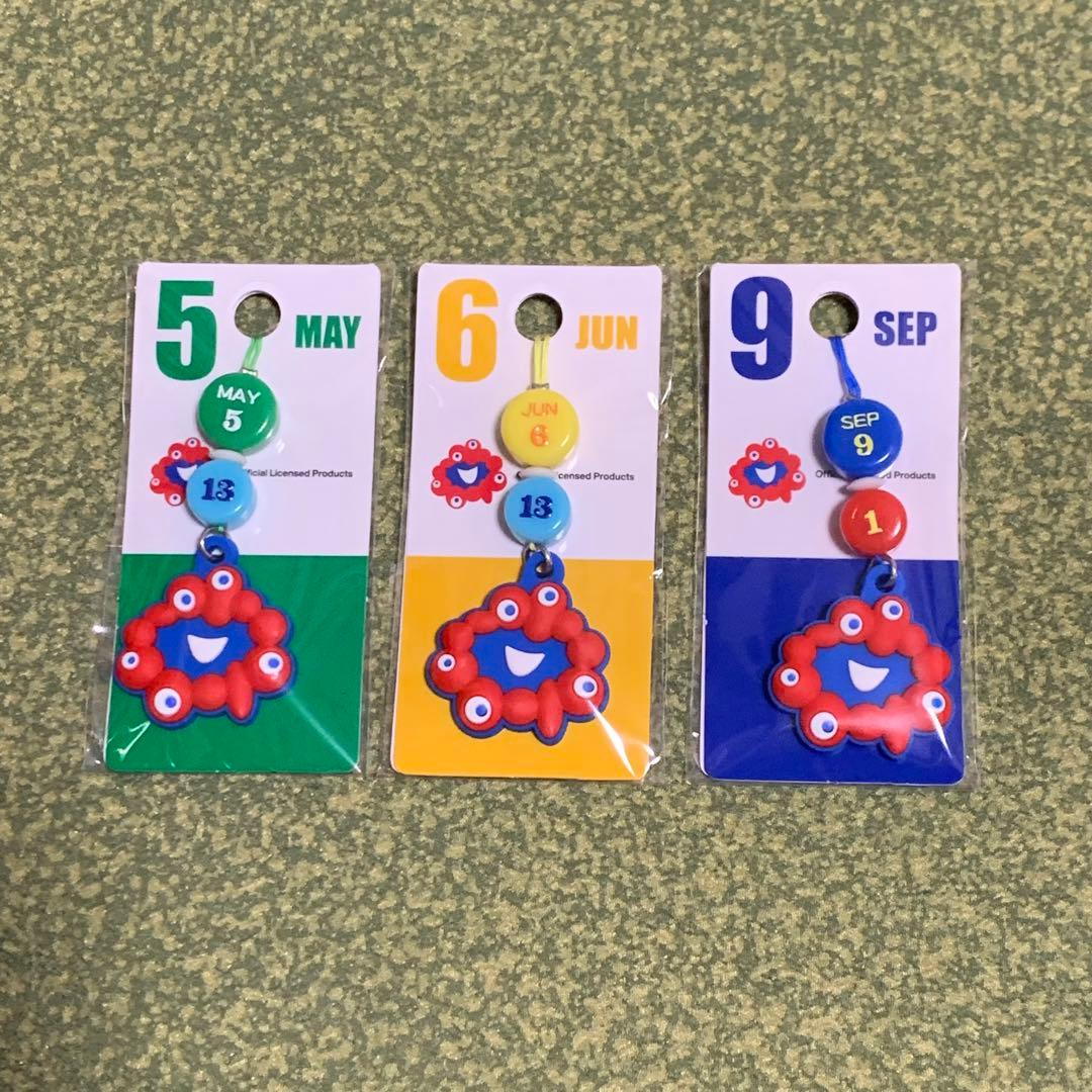 めぐ様　5/13、6/13、9/1 ミャクミャク　バースデーストラップ