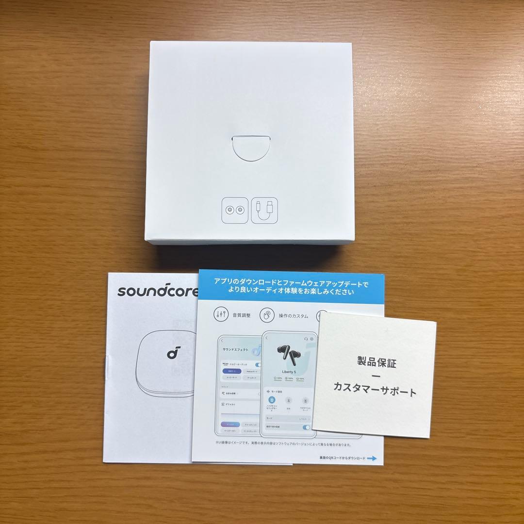 Anker Soundcore Liberty 5 ワイヤレスイヤホン ホワイト