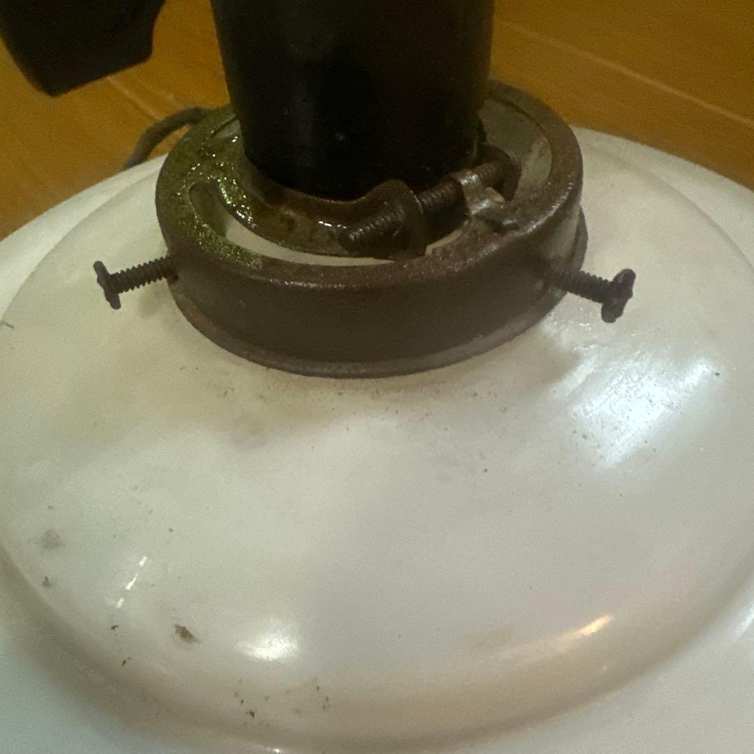 昭和レトロ 吊り下げ照明 ガラスシェード 花柄 ビンテージ 古道具 インテリア