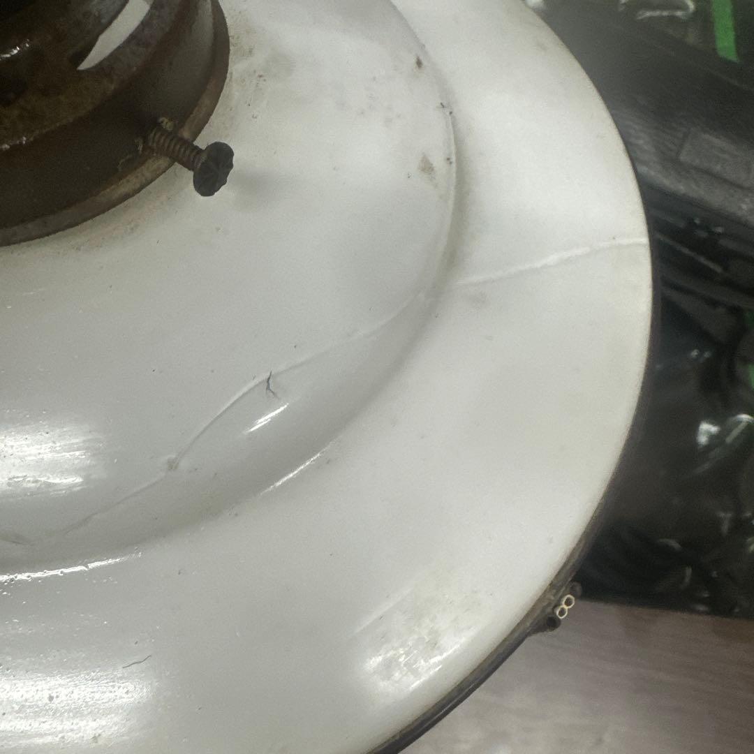 昭和レトロ 吊り下げ照明 ガラスシェード 花柄 ビンテージ 古道具 インテリア