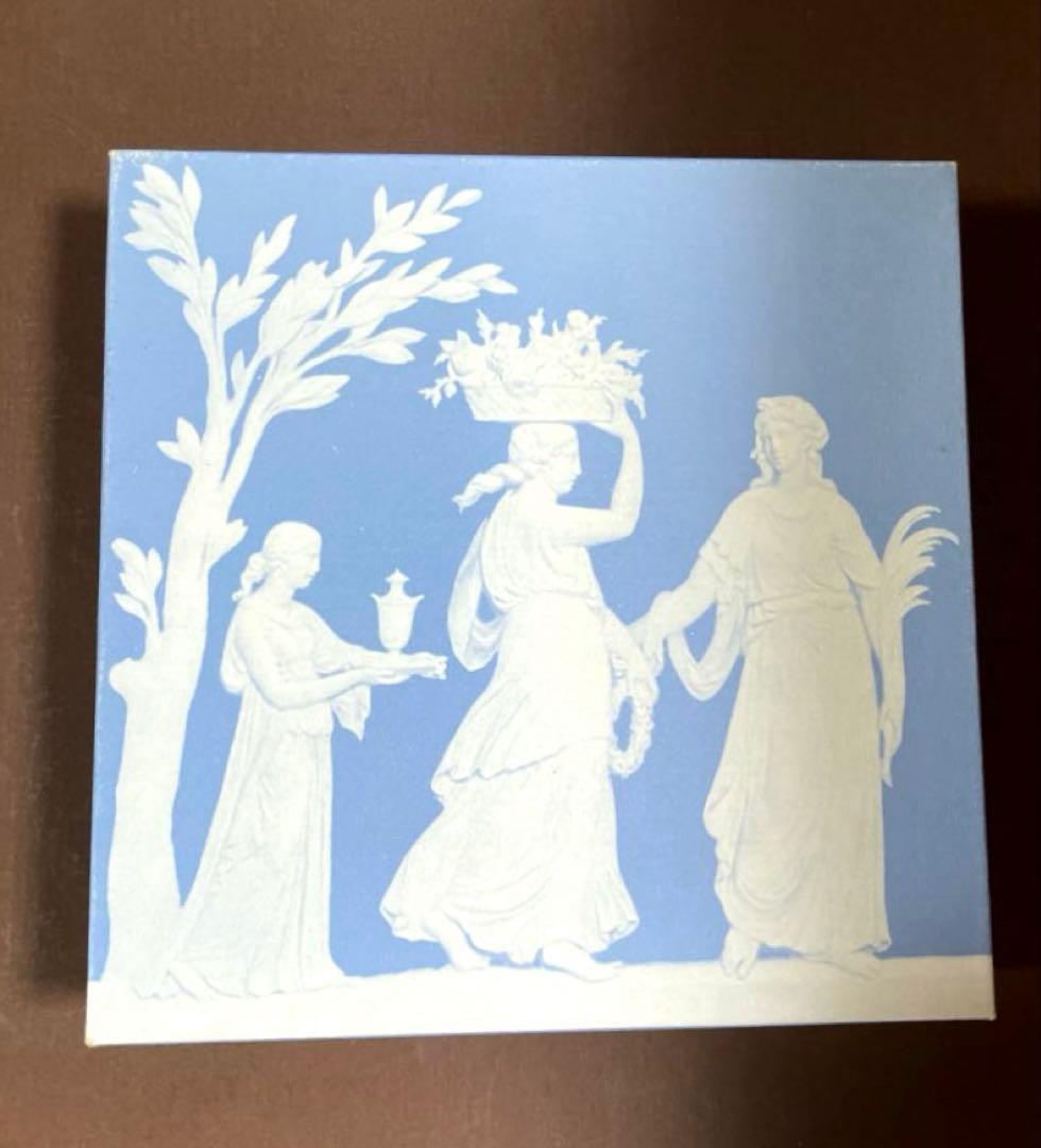 S*E様 ウェッジウッドジャスパー雛ドールプレートお雛様ひな祭りレア箱付属品全完