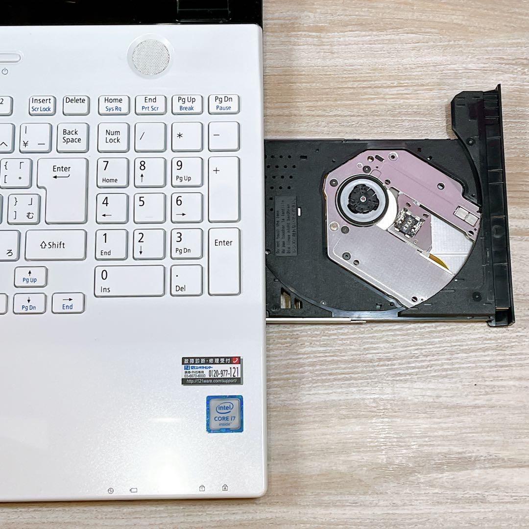 【美品】Corei7✨メモリ8GB✨すぐ使えるノートパソコン✨カメラ✨ブルーレイ