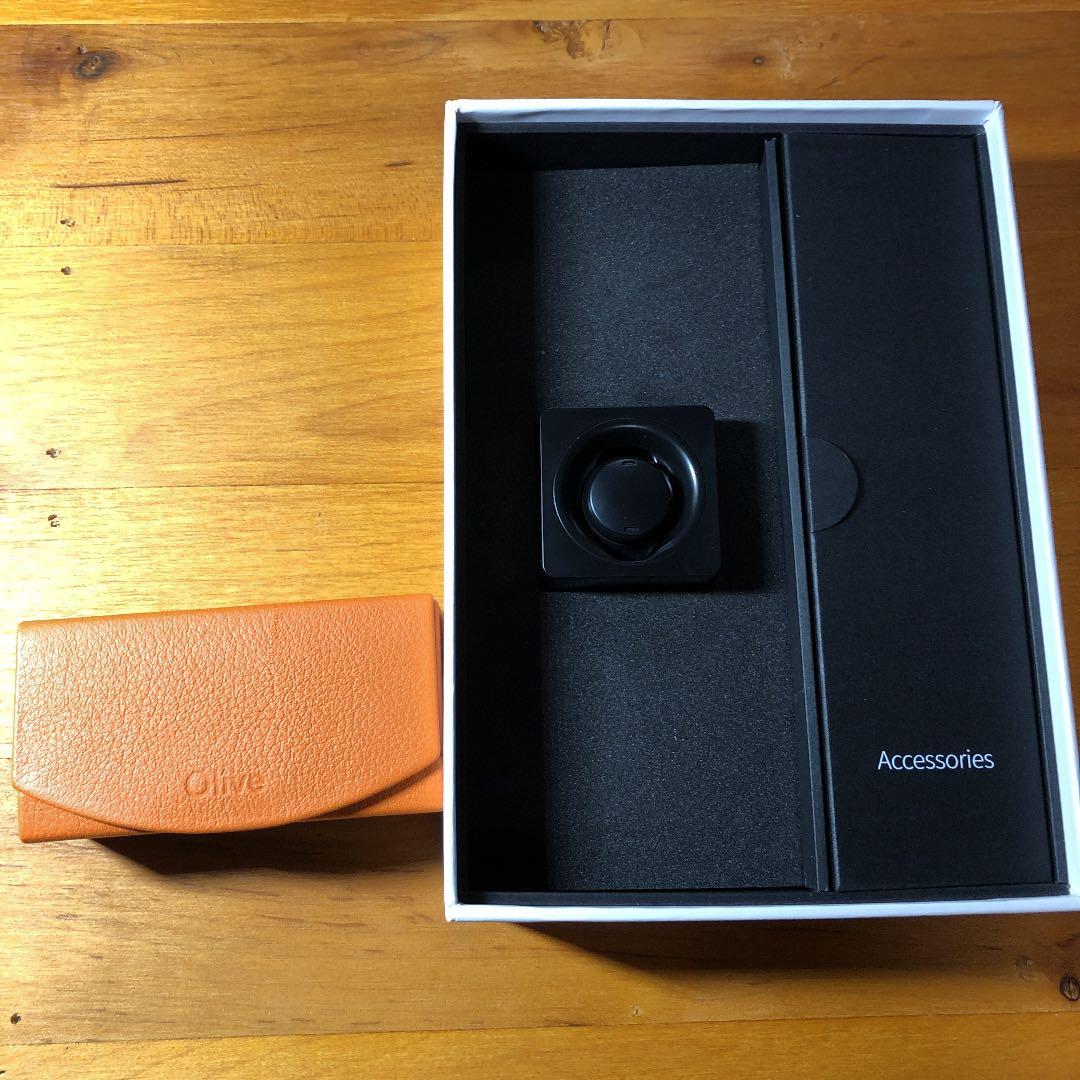 オリーブスマートイヤー＆オリジナルレザー専用ケースセット 集音器 充電式 耳かけ