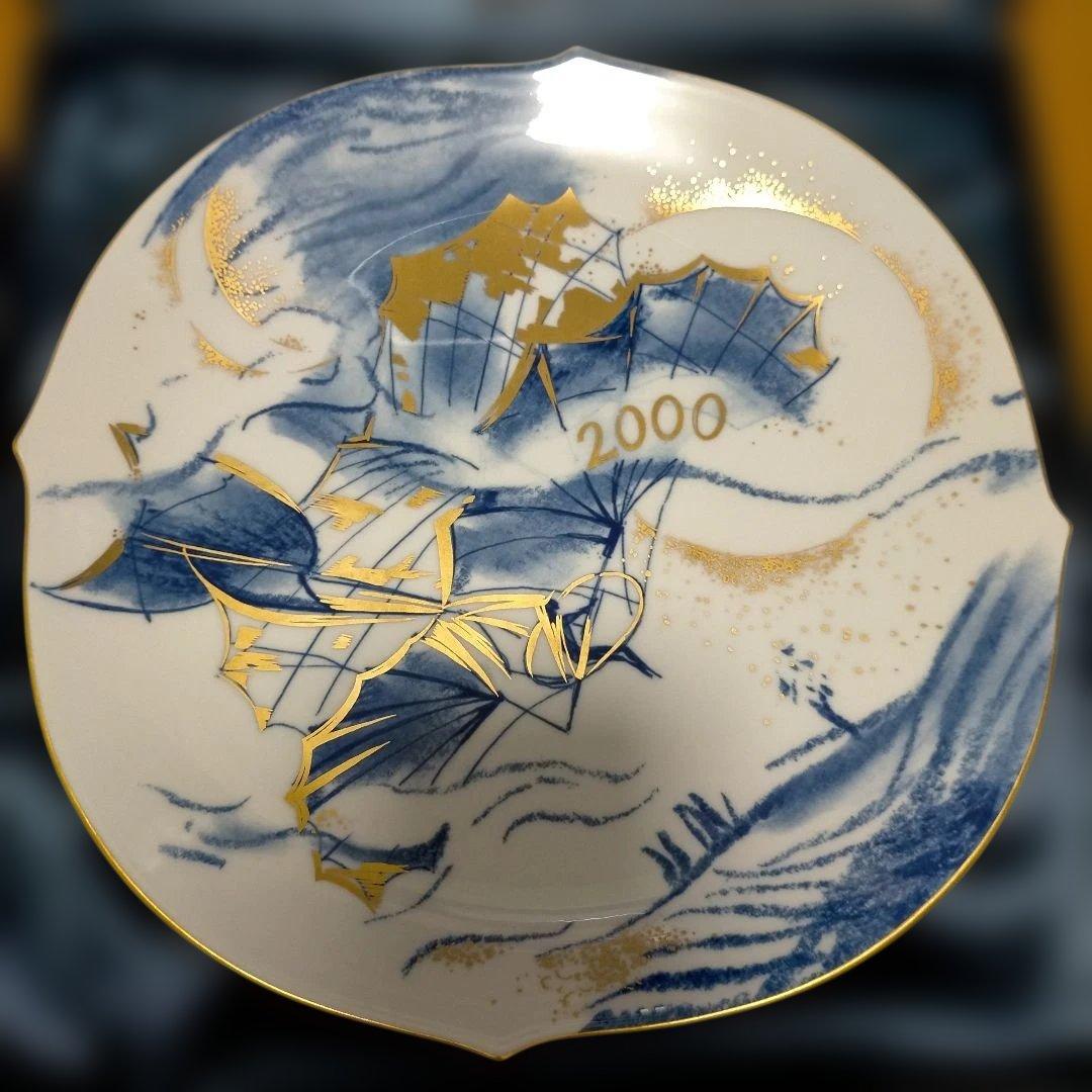 未使用新品 MEISSEN マイセン イヤープレート 2000年 ミレニアム限定