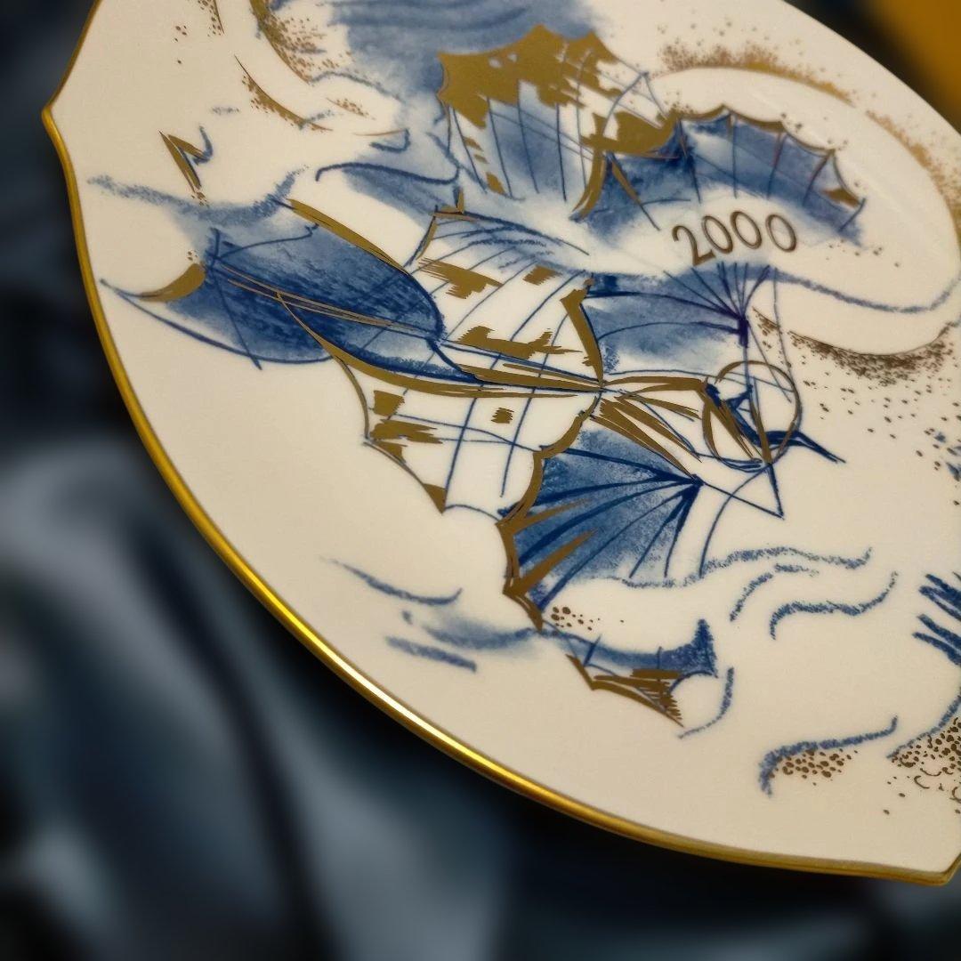 未使用新品 MEISSEN マイセン イヤープレート 2000年 ミレニアム限定