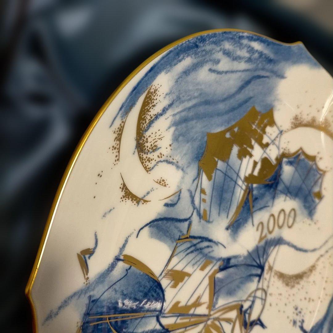 未使用新品 MEISSEN マイセン イヤープレート 2000年 ミレニアム限定