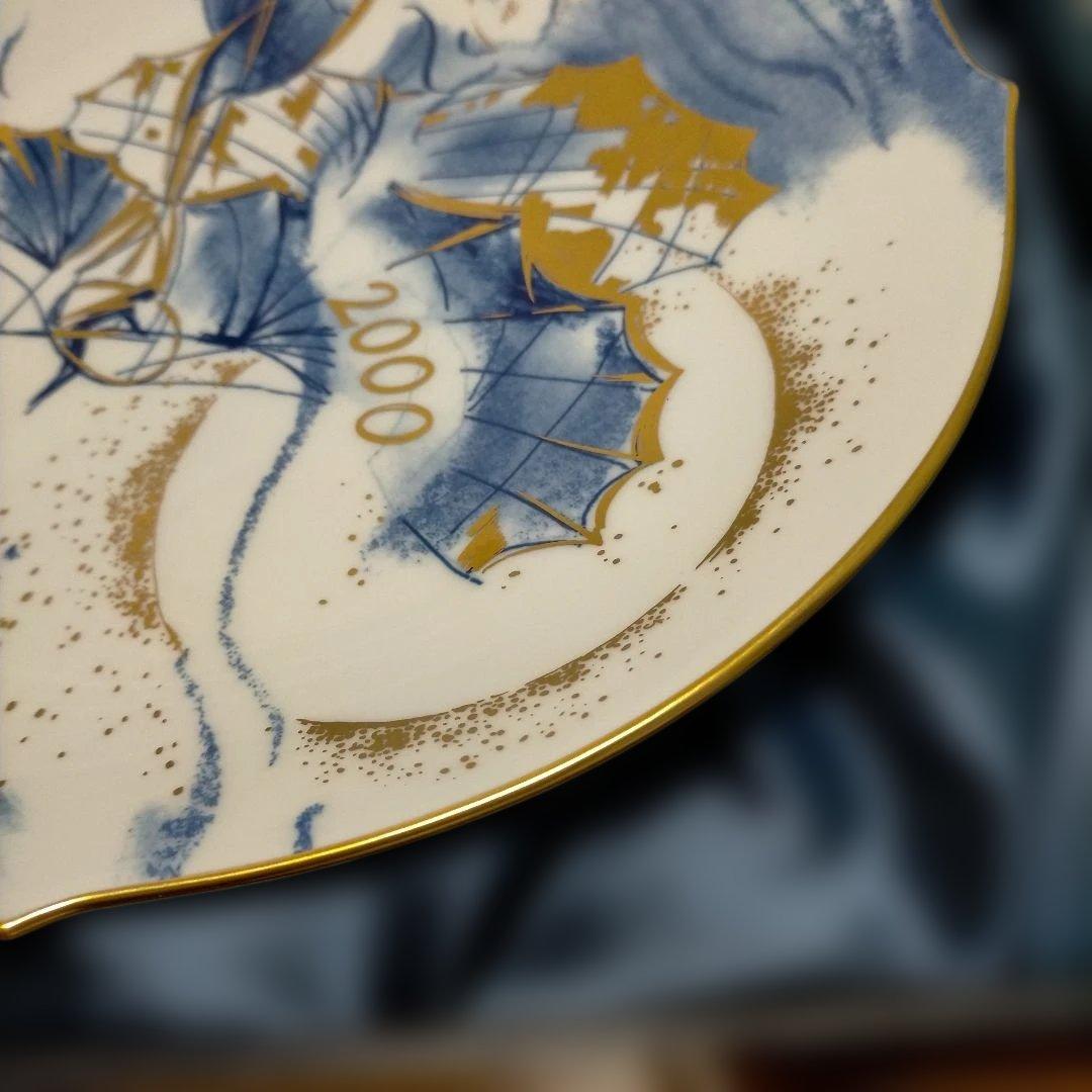 未使用新品 MEISSEN マイセン イヤープレート 2000年 ミレニアム限定