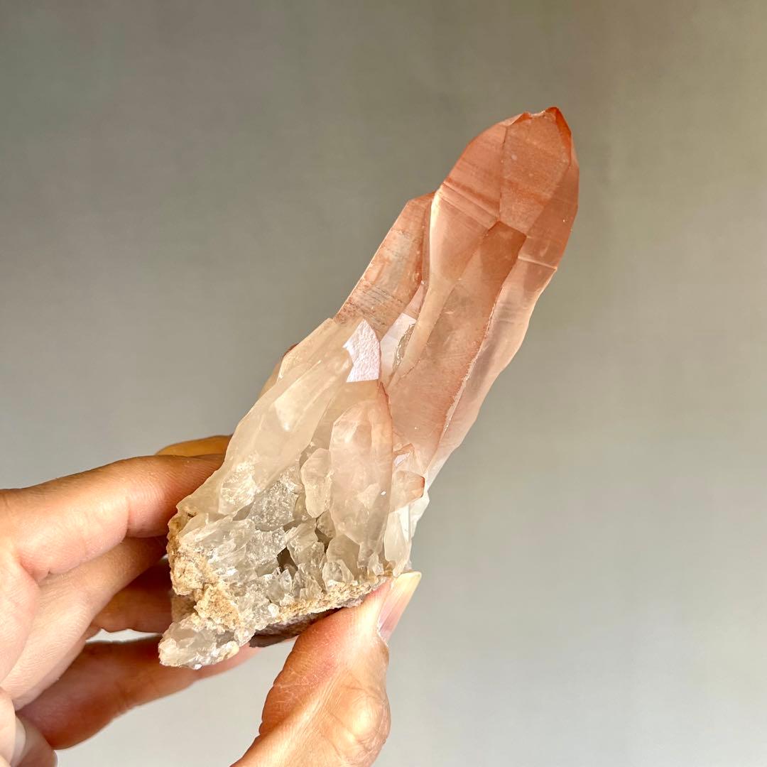 ストロベリーレムリアン　ディアマンティーナ産　クラスター　39 ピンクレムリアン