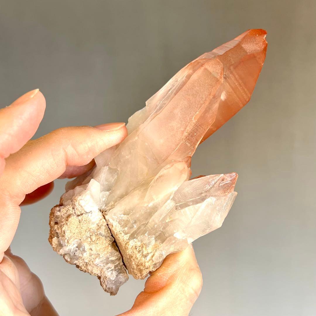 ストロベリーレムリアン　ディアマンティーナ産　クラスター　39 ピンクレムリアン