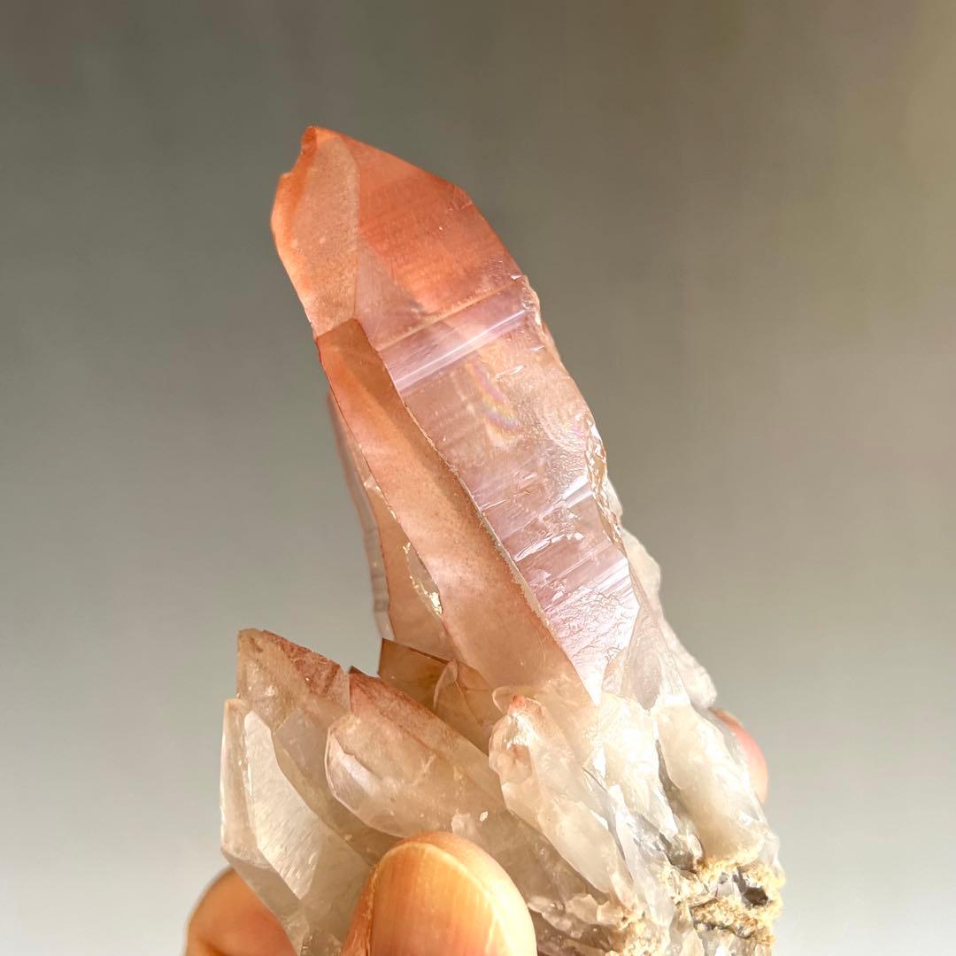 ストロベリーレムリアン　ディアマンティーナ産　クラスター　39 ピンクレムリアン