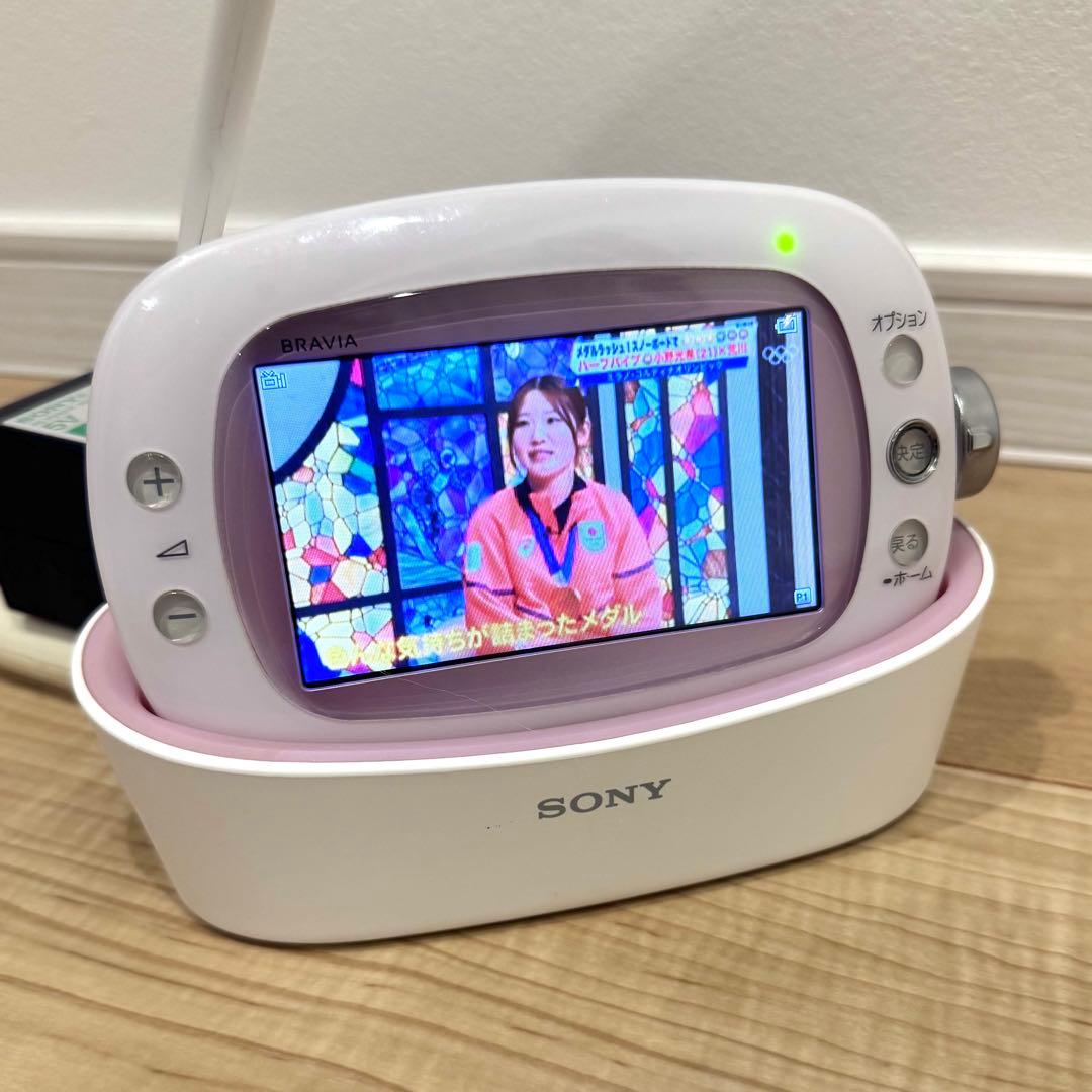 【美品】　SONY ソニー　BRAVIA ブラビア　防水ポータブルワンセグテレビ