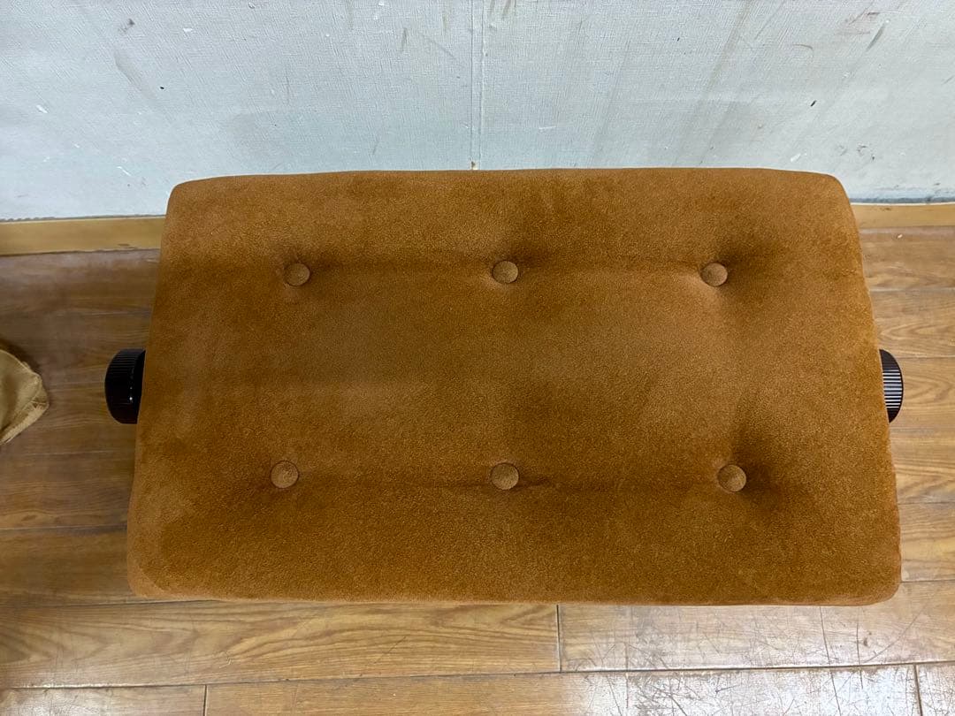 管477☆アンティーク調☆猫脚☆ピアノ椅子☆昇降タイプ