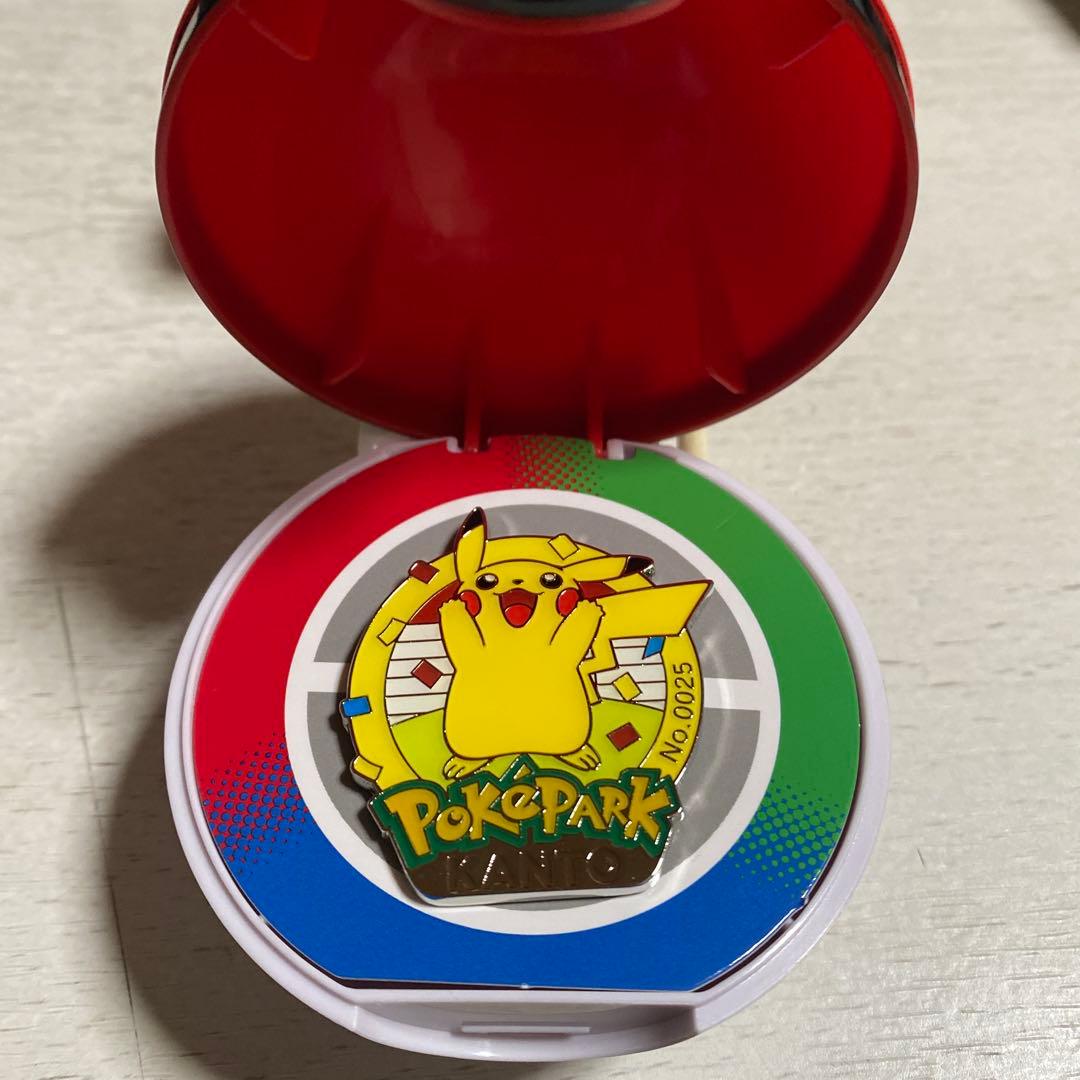 ポケパークカントー ピンズ ピンバッジ ピカチュウ