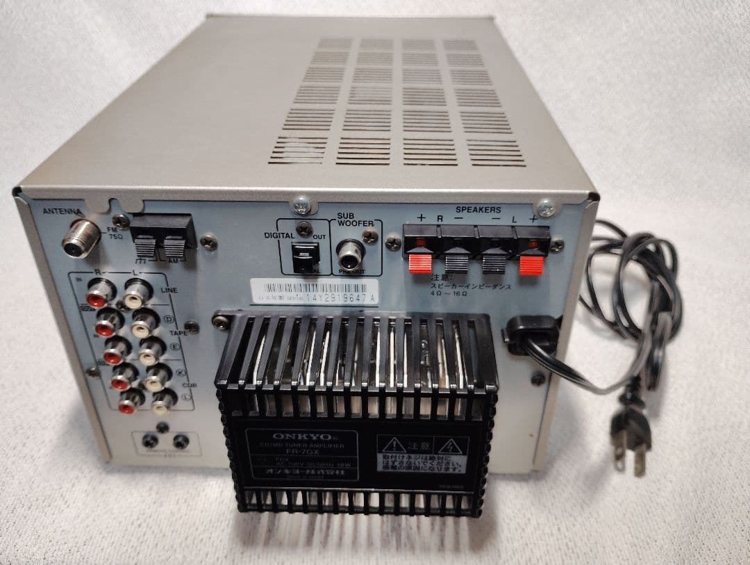 ONKYO FR-7GX CDプレーヤー コンポ　リモコン
