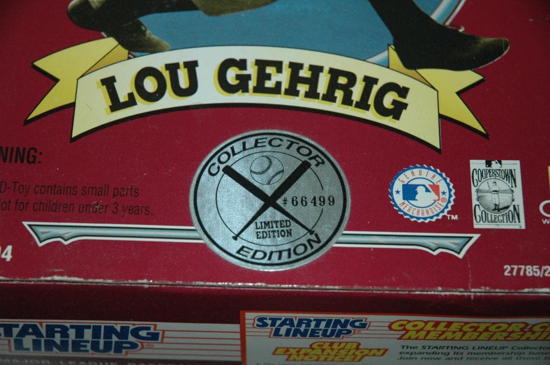 MLB ルー・ゲーリック フィギュア　入手困難　シリアルナンバー付き
