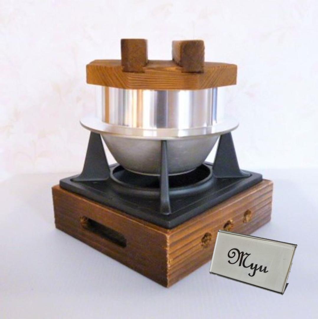 109/ 新品 釜飯セット１合 木製2wayコンロ 美濃焼 釜めし鍋 日本製