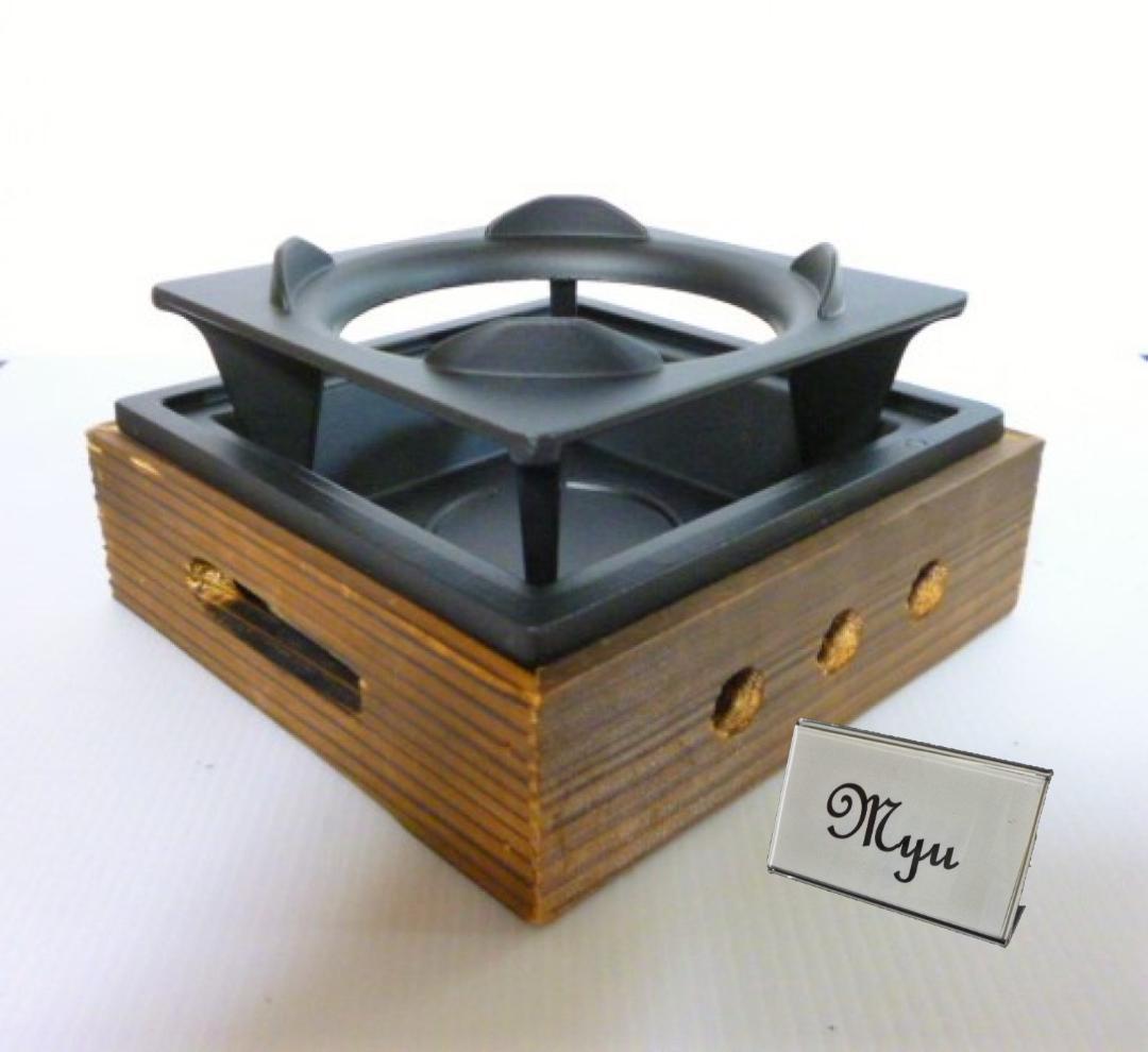 109/ 新品 釜飯セット１合 木製2wayコンロ 美濃焼 釜めし鍋 日本製