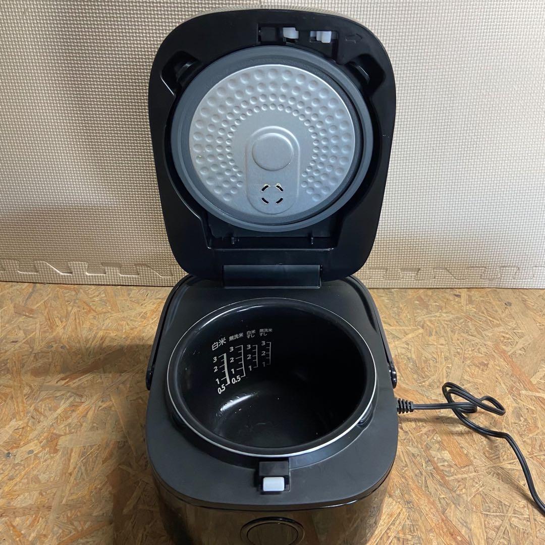 【令和炊飯革命】3合で人生変えるヤバい炊飯器!3合炊き ブラックTOSHIBA