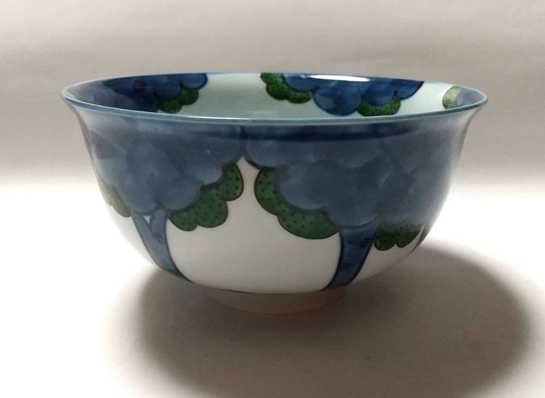 源右衛門窯 染錦 大樹 麺鉢 丼 盛鉢