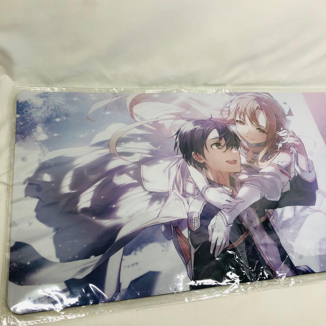 #9088【未使用】20th デスクマット SAO キリト&アスナ