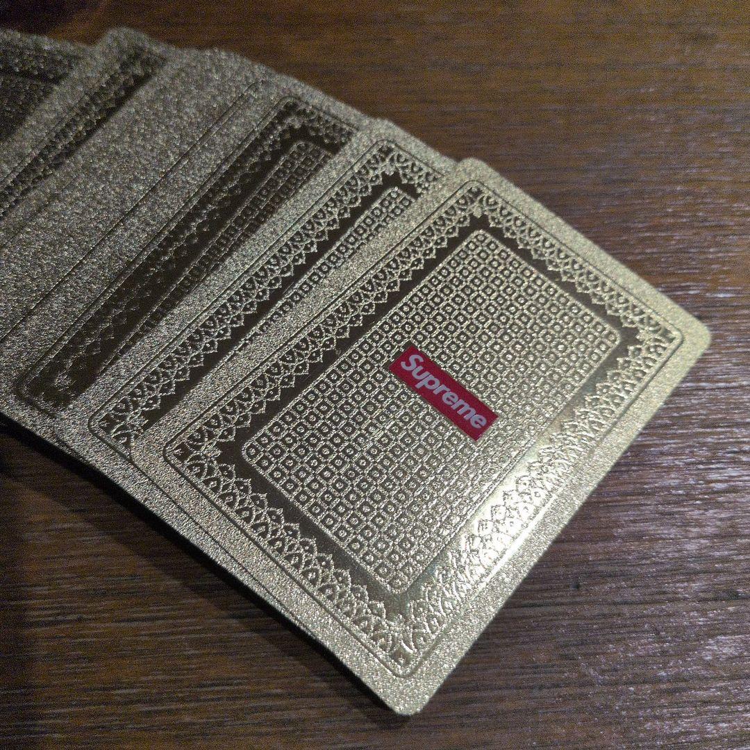 supreme ゴールドトランプ