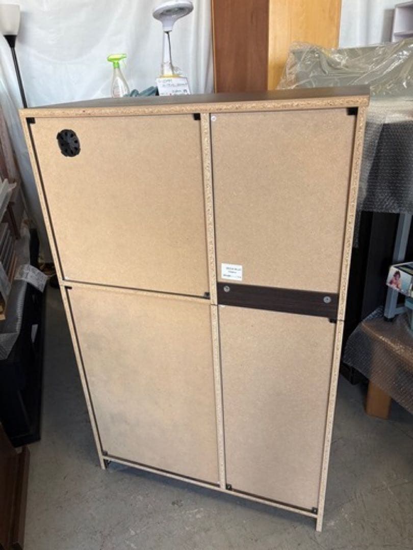 ニトリ　ダークブラウン 食器棚　引き取りまたは配送相談