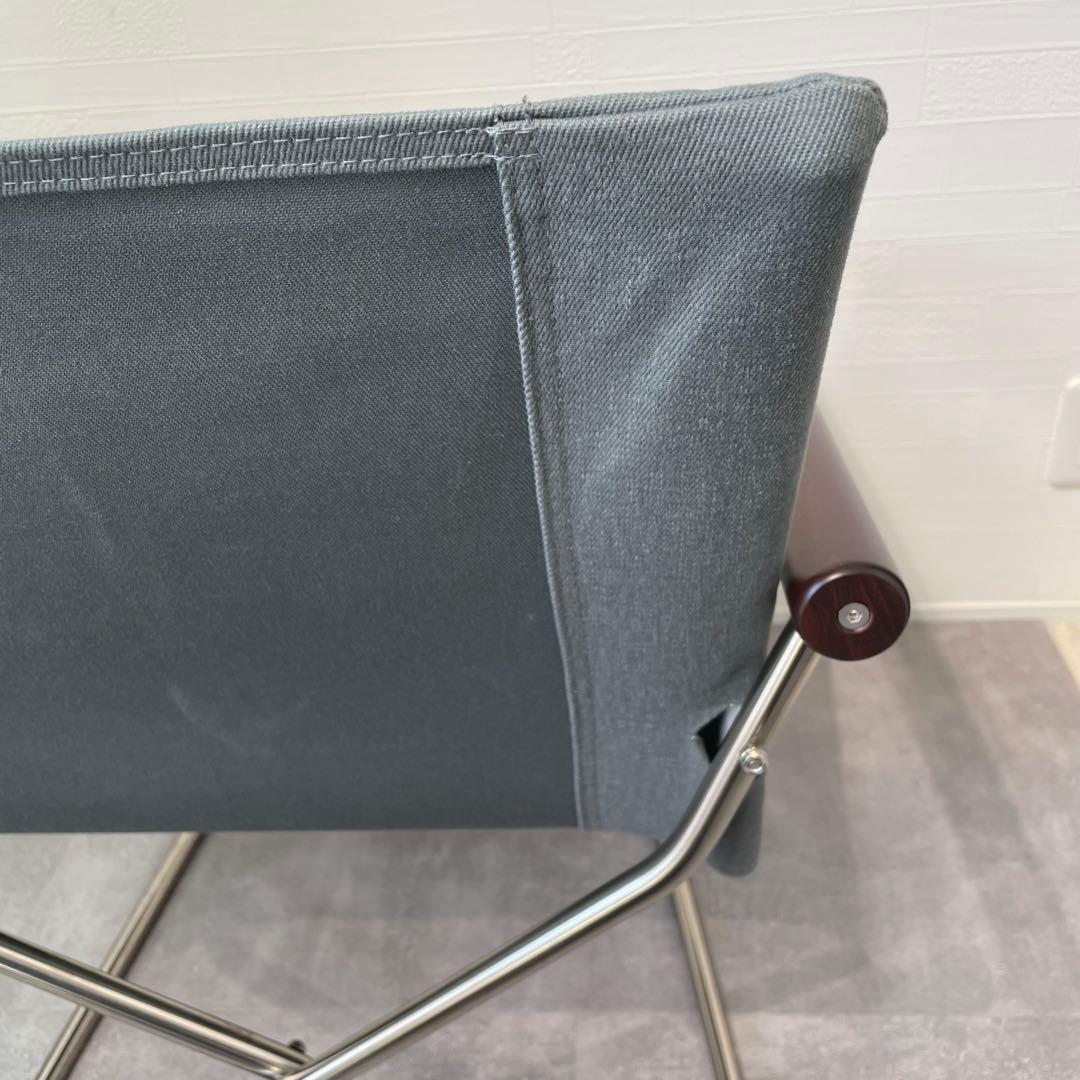 ニーチェアX 80 グレー　ダークブラウン