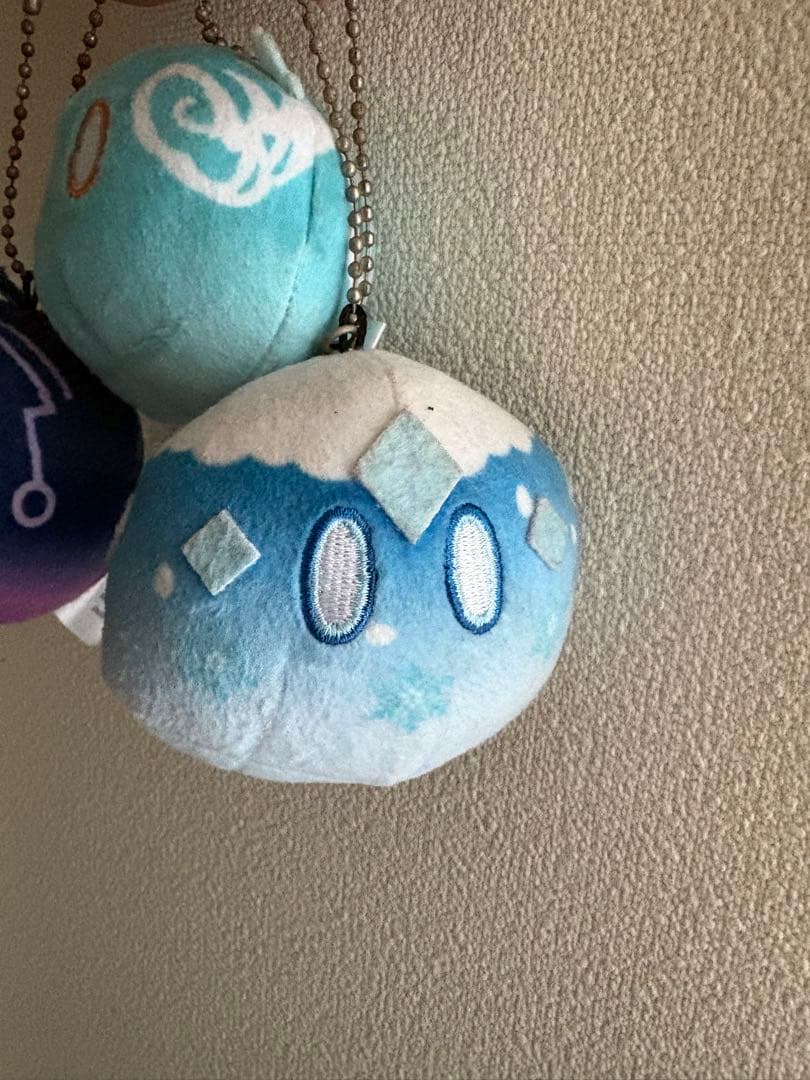 原神 缶バッジ キーホルダー 神の目 ストラップ