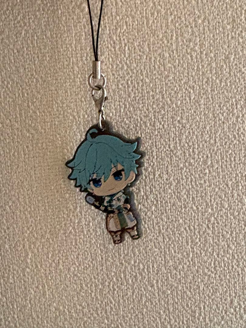 原神 缶バッジ キーホルダー 神の目 ストラップ