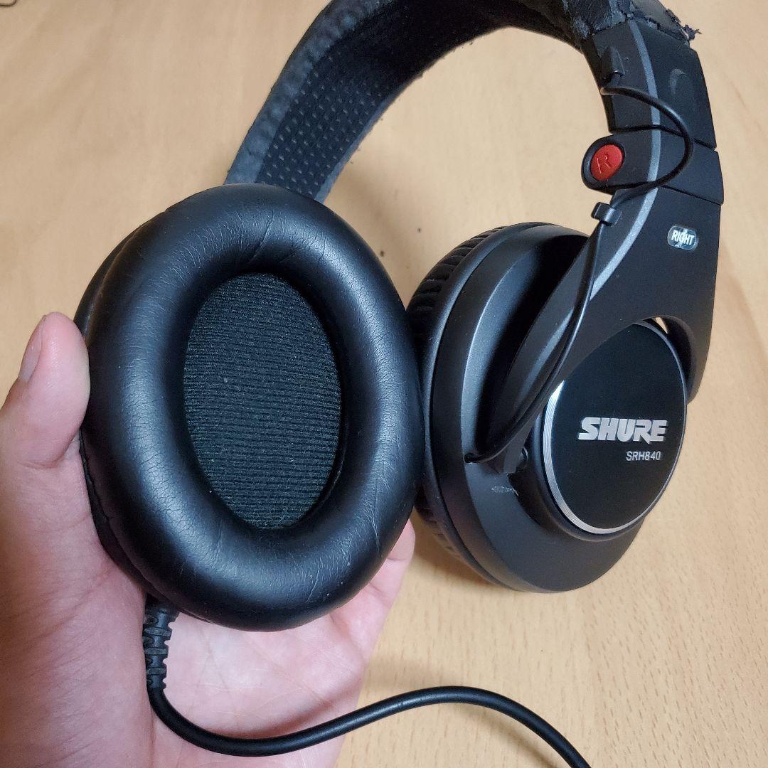 シュア SHURE モニターヘッドホン srh840