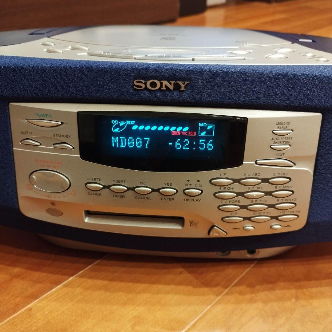 【動作確認済み・良好】SONY ZS-M35 MD/CD システムステレオ