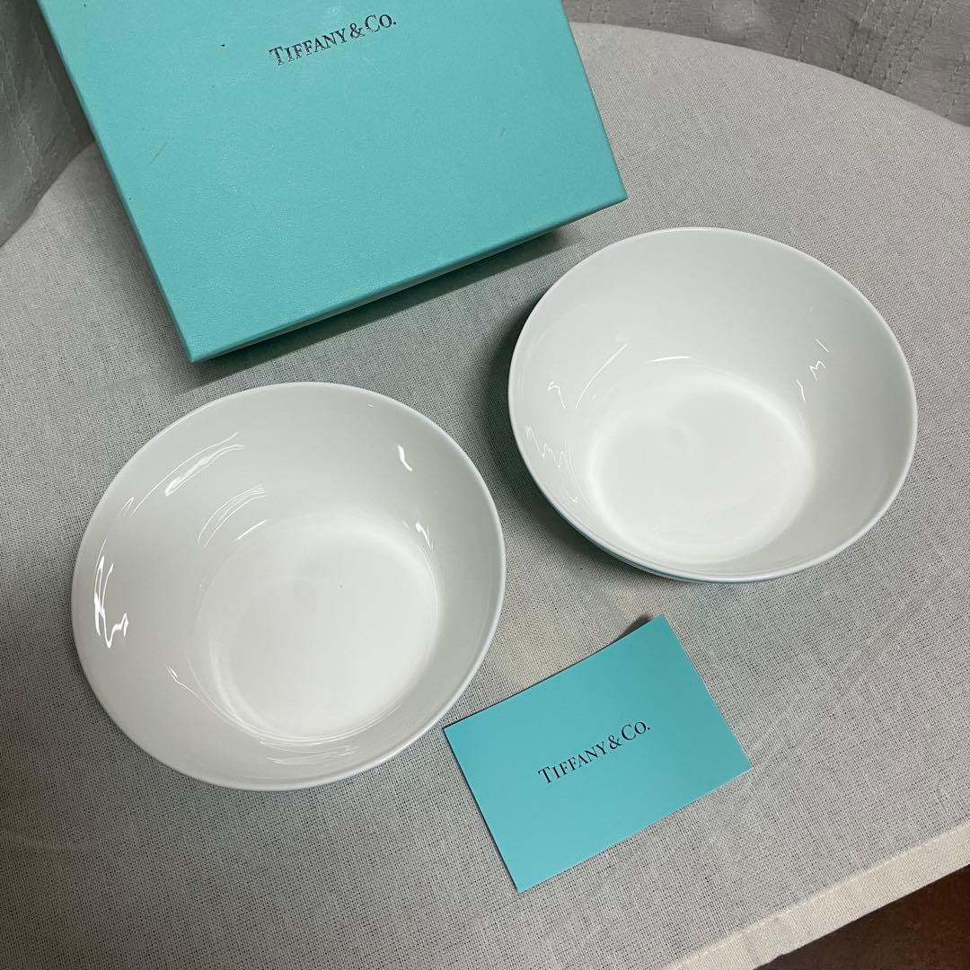 ティファニー　ボウル2個セット　未使用品 箱あり(汚れあり)