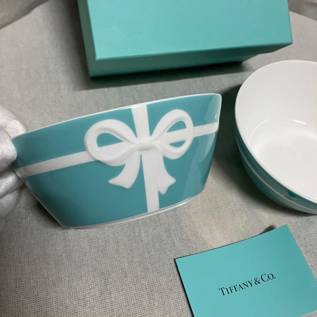 ティファニー　ボウル2個セット　未使用品 箱あり(汚れあり)
