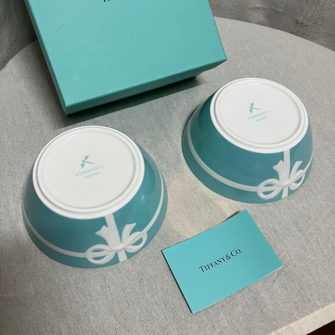 ティファニー　ボウル2個セット　未使用品 箱あり(汚れあり)