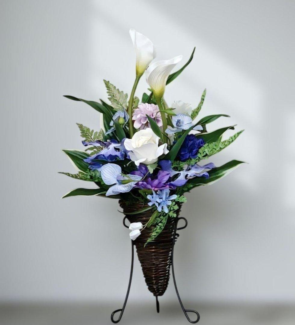 ✿大きなアレンジ〜ブルー・パープル系〜