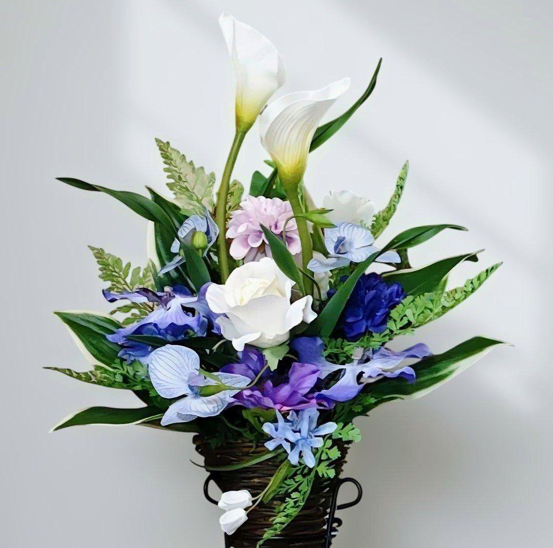 ✿大きなアレンジ〜ブルー・パープル系〜