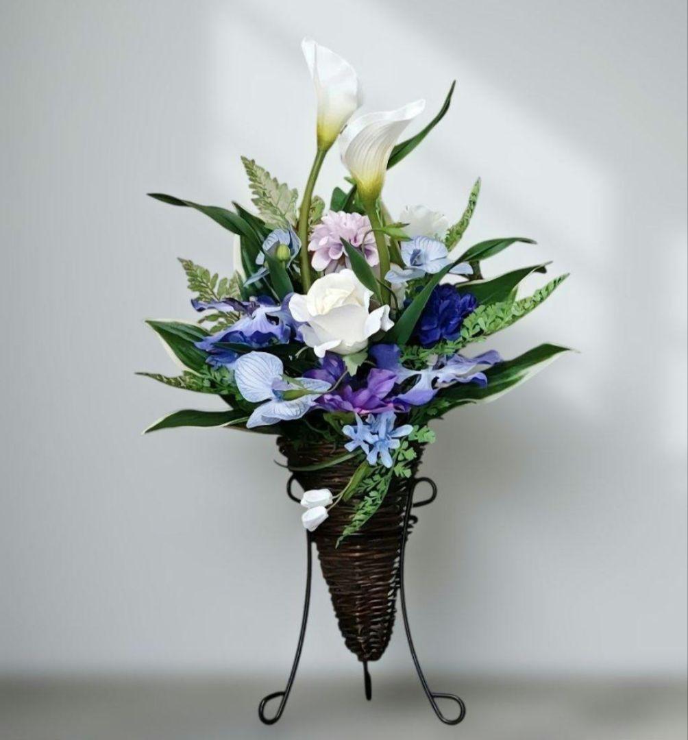 ✿大きなアレンジ〜ブルー・パープル系〜