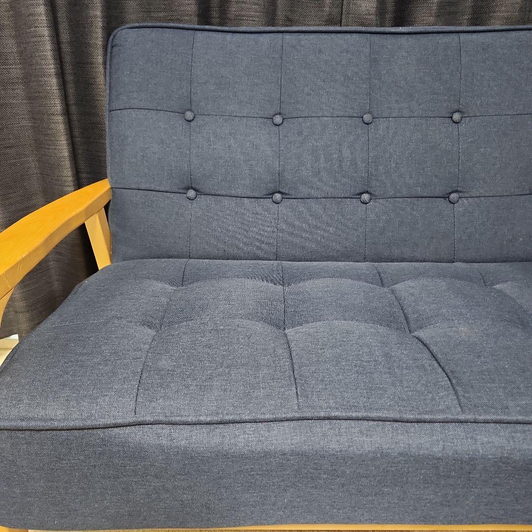 ニトリ　2人用ソファー　ルッキKD