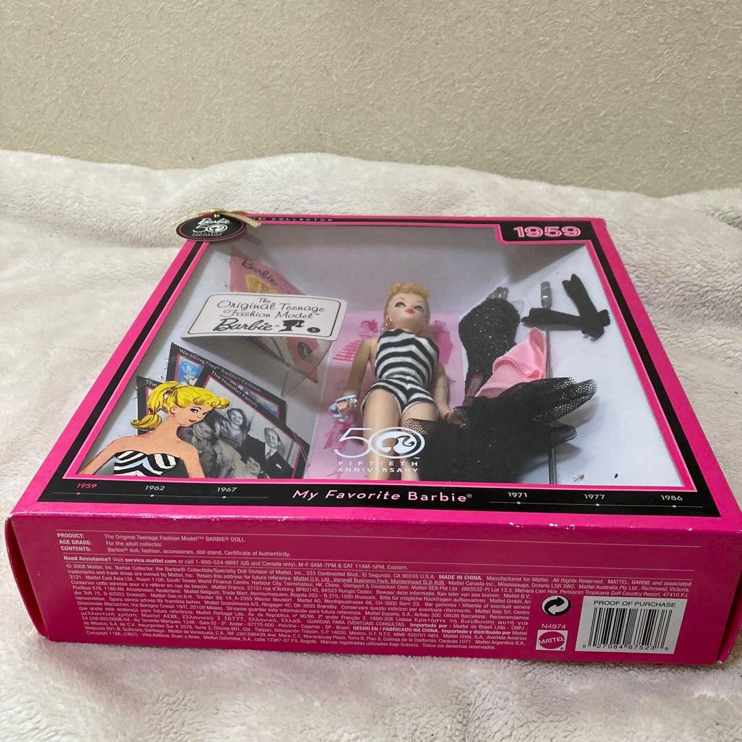 Barbie 1959 復刻 My Favorite 50周年 箱付
