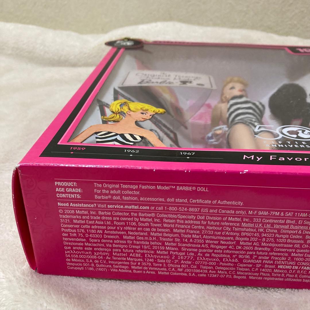Barbie 1959 復刻 My Favorite 50周年 箱付