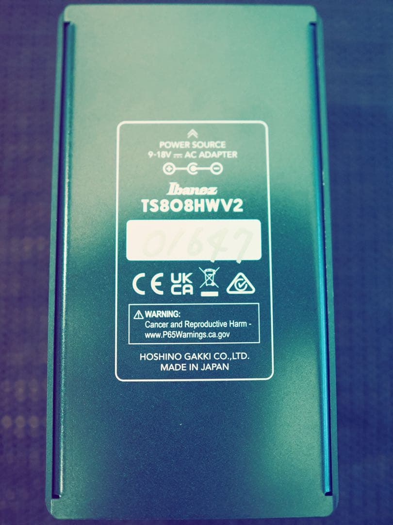 Ibanez TS808HW Tube Screamer 新品未使用