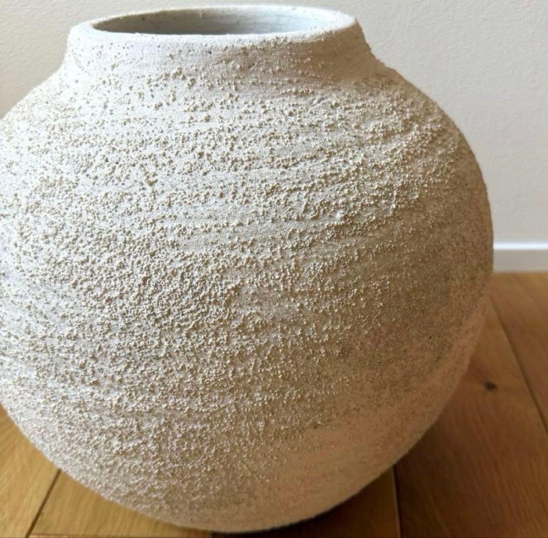 ZARA  花瓶 セラミックベース　ジャパンディ　ホワイト