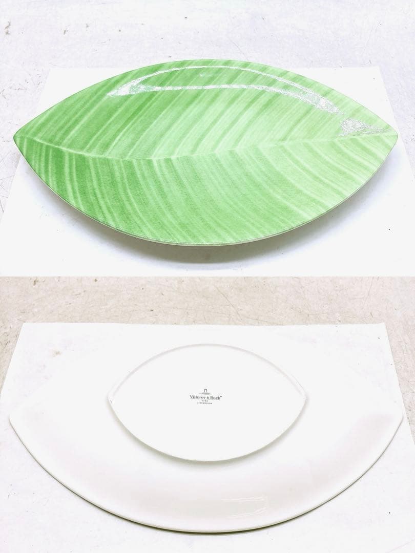 Villeroy&boch 皿4点 パームリーフプレート オーバル皿LAPLAU