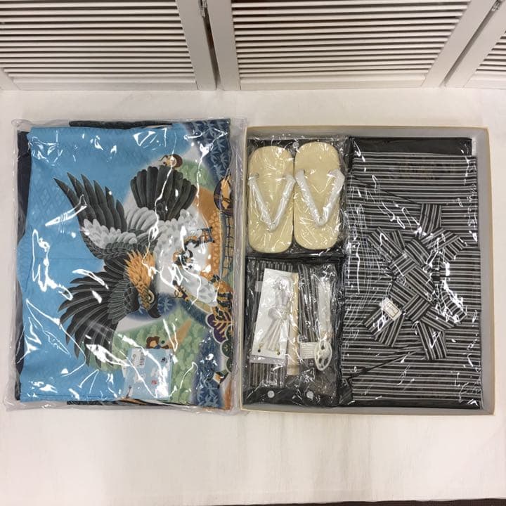 ❪5745❫   ◇  五歳男の子  七五三   羽織・袴10点セット   ◇