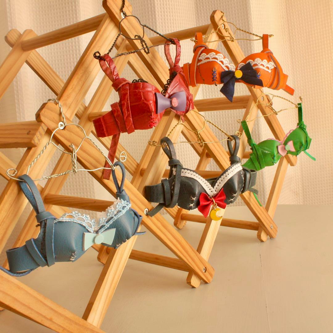 インテリア雑貨 瓶飾り ボトルランジェリー 5個入 パーティーグッズ   本革