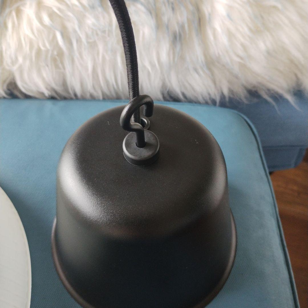 IKEA Sunnanö ペンダントライト ミルクガラス 電球付属 希少廃盤