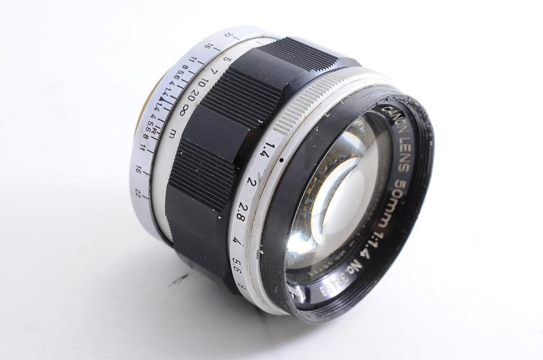 CANON LENS 50mm F/1.4 マニュアル レンズ @4383